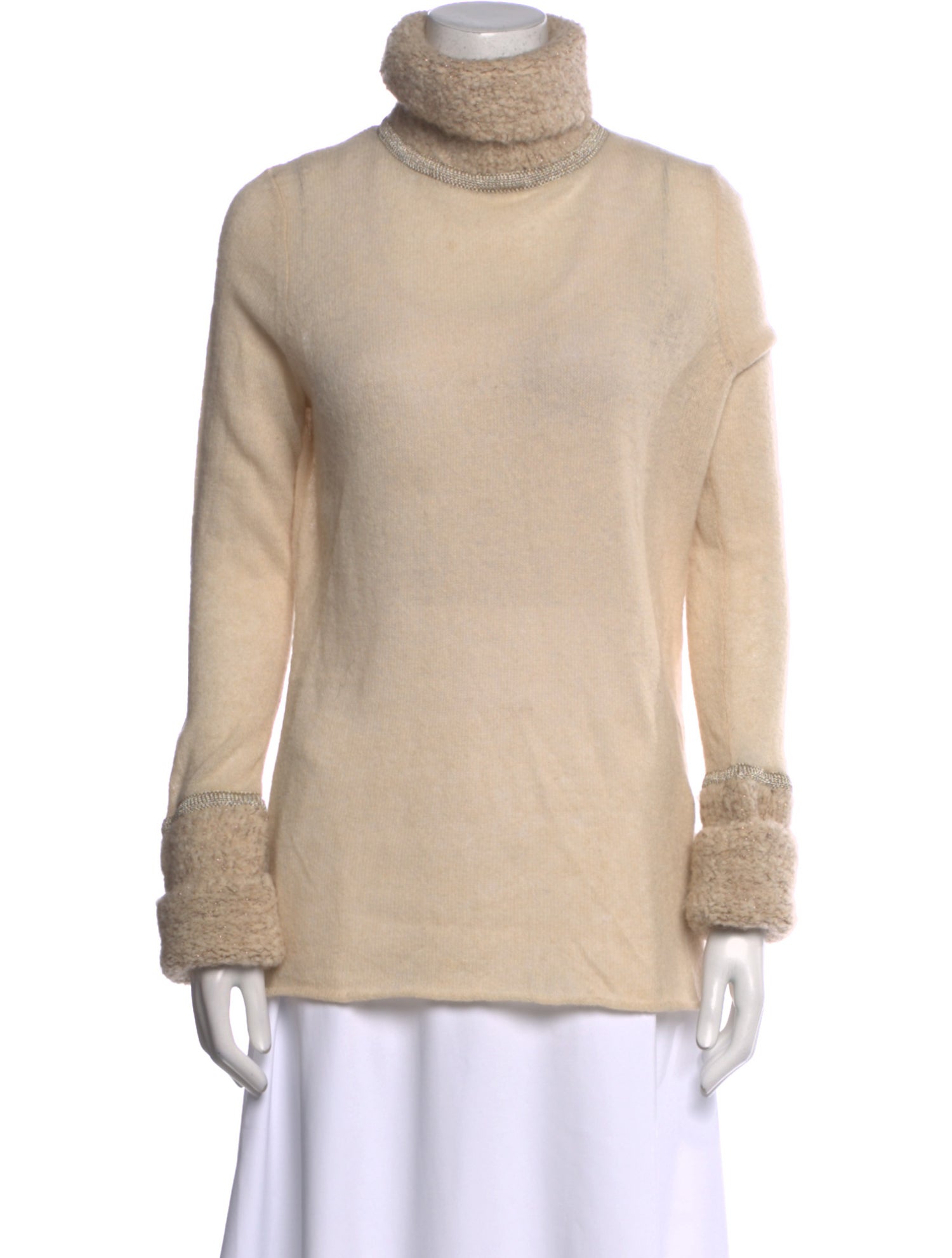 Tory Burch Nylon Turtleneck Sweater