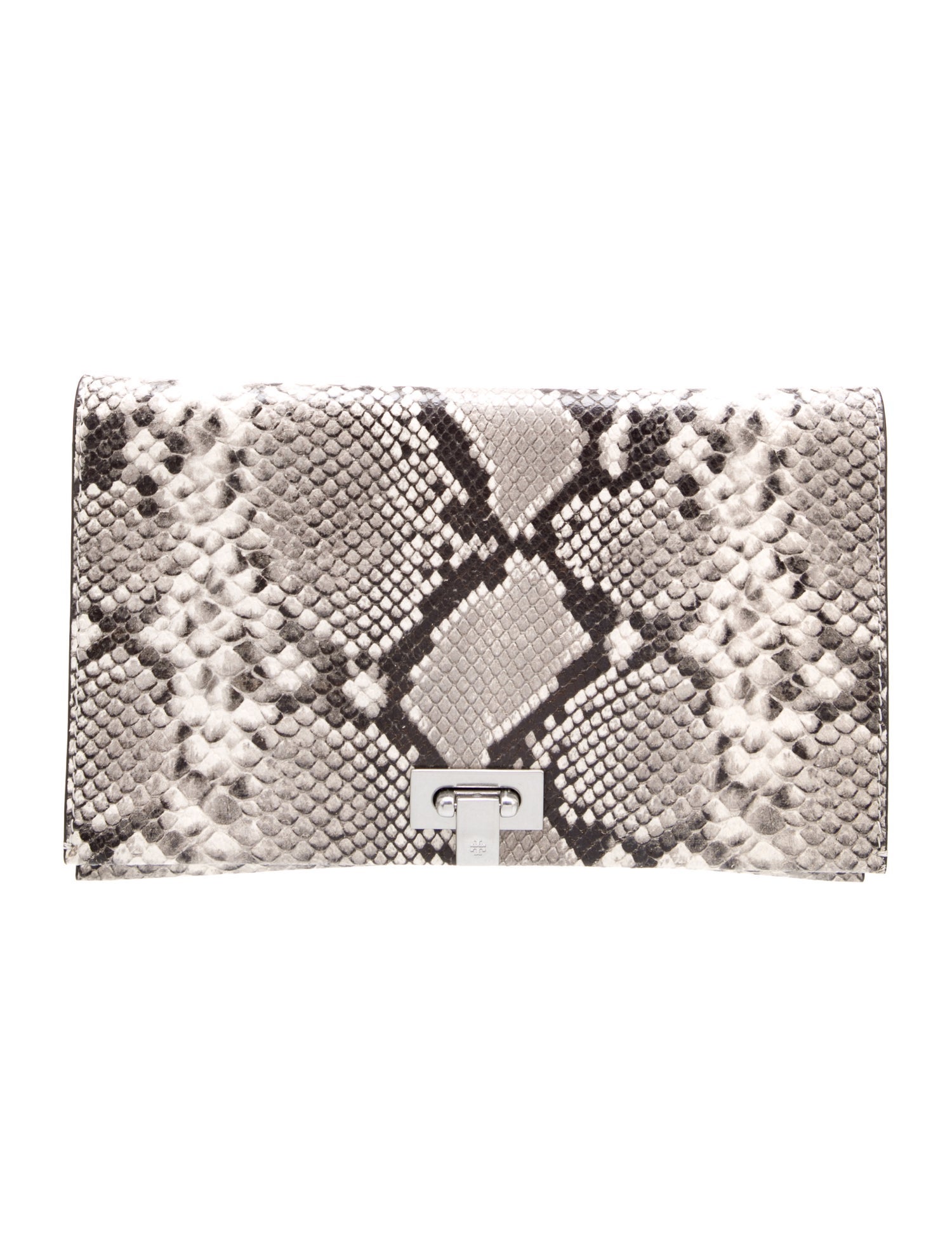 Tory Burch Embossed Leather Clutch