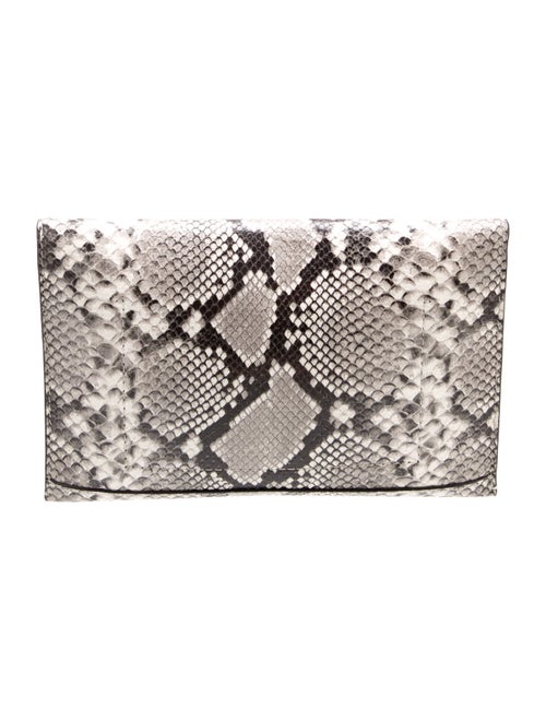 Tory Burch Embossed Leather Clutch