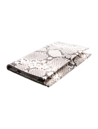 Tory Burch Embossed Leather Clutch