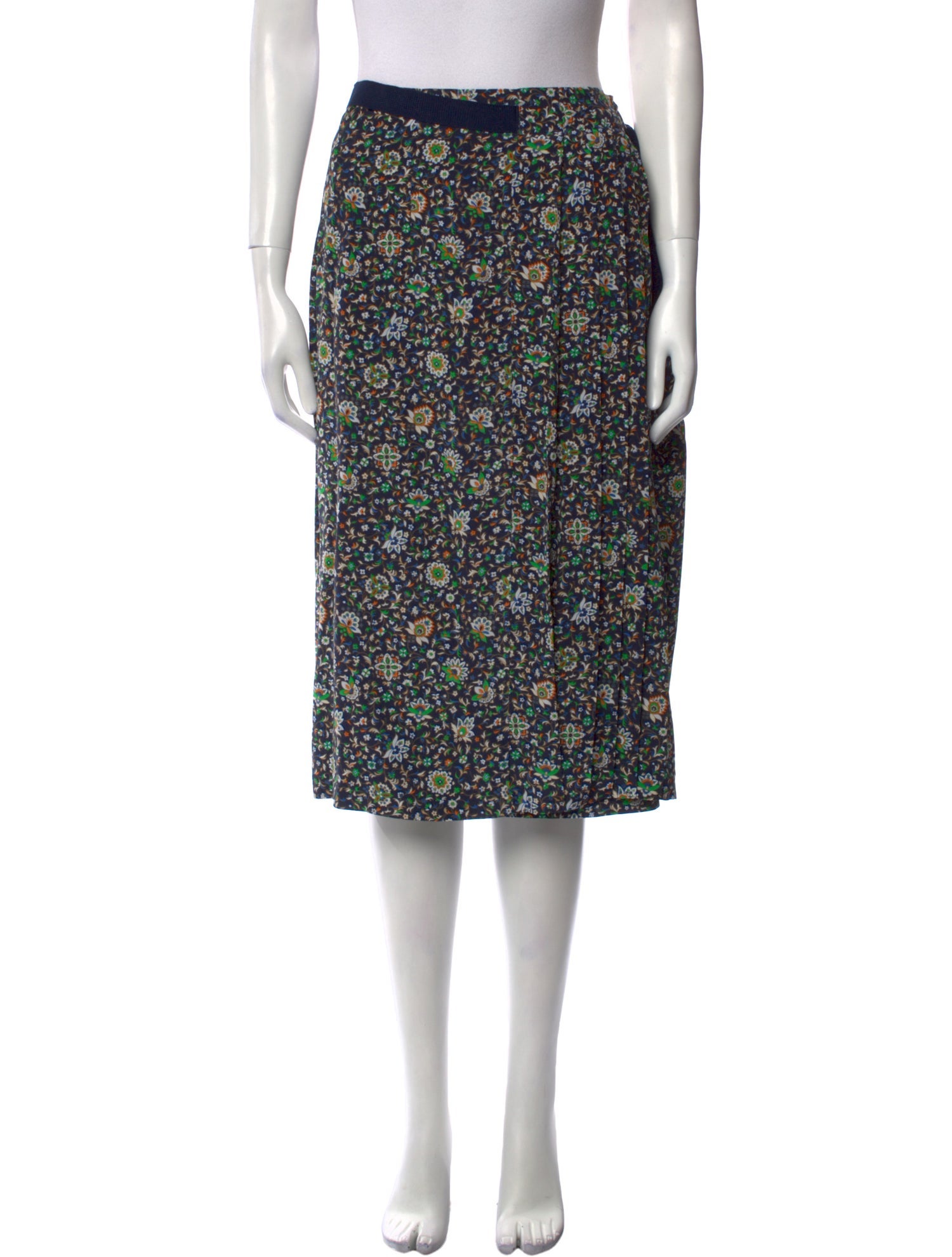 Tory Burch Silk Knee-Length Skirt w/ Tags