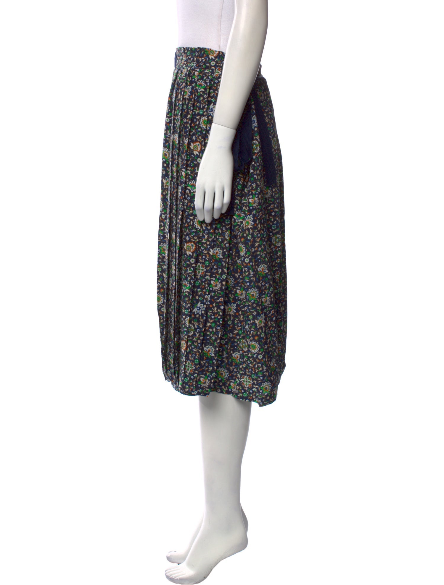 Tory Burch Silk Knee-Length Skirt w/ Tags