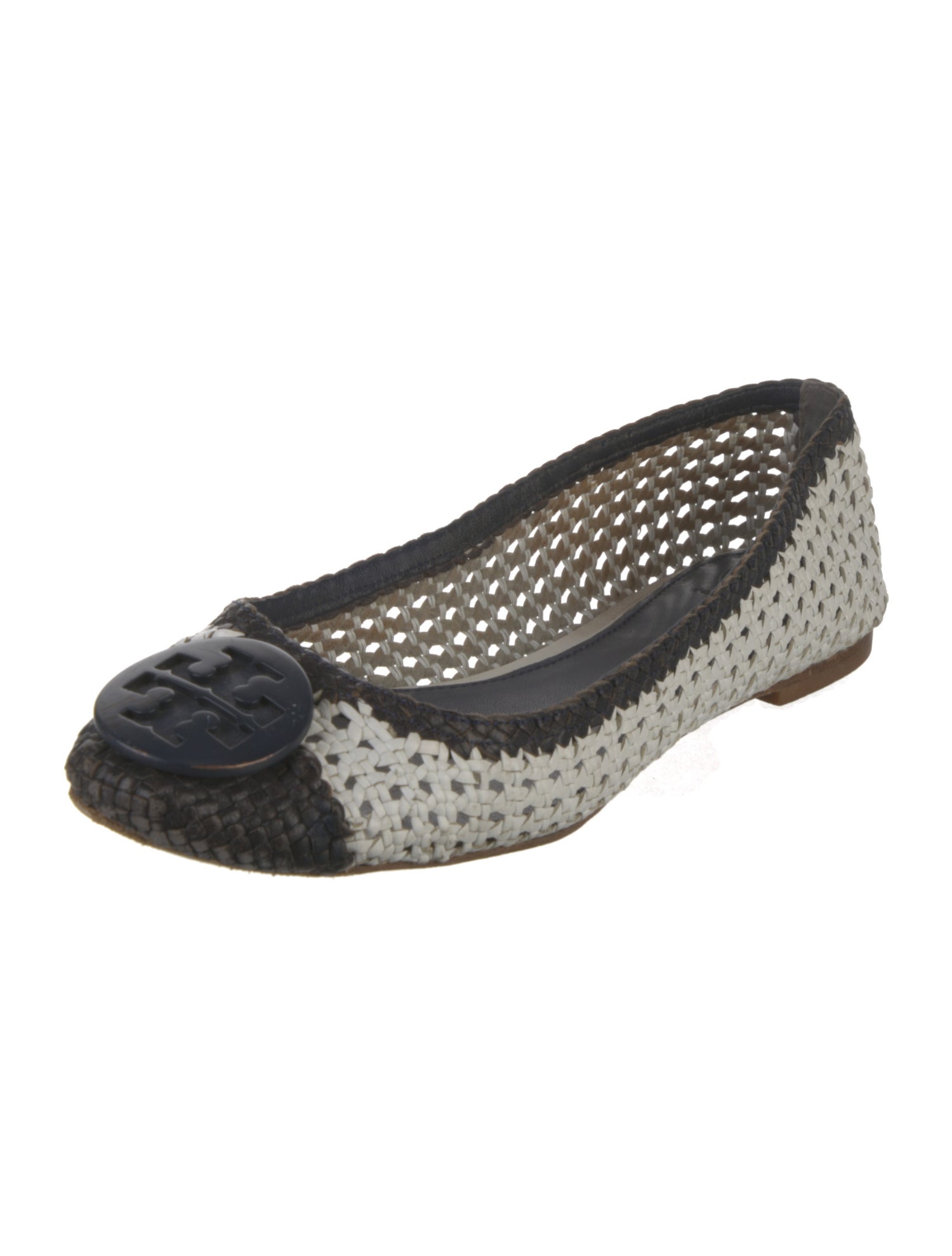 Tory Burch Leather Printed Flats