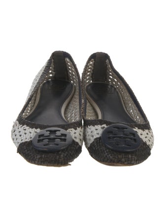 Tory Burch Leather Printed Flats