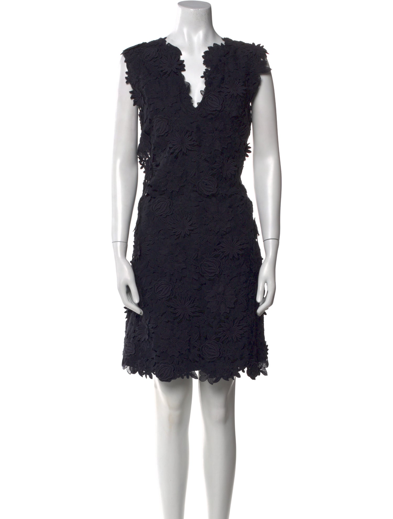 Tory Burch V-Neck Knee-Length Dress