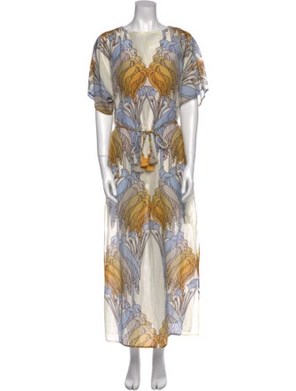 Tory Burch Printed Long Dress