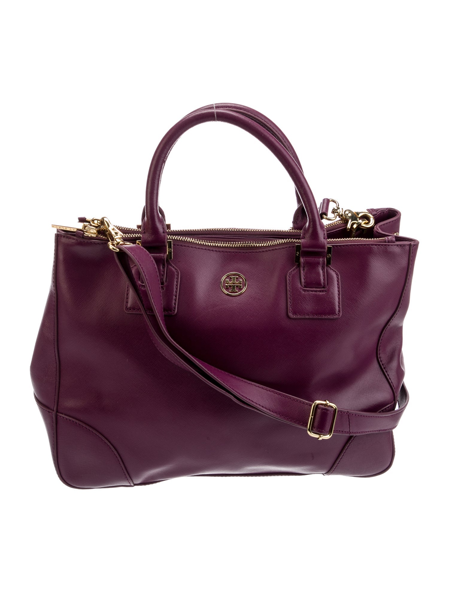 Tory Burch Saffiano Leather Top Handle Bag