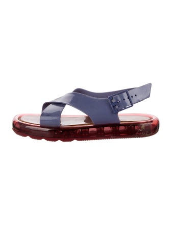 Tory Burch Rubber Printed Slingback Sandals