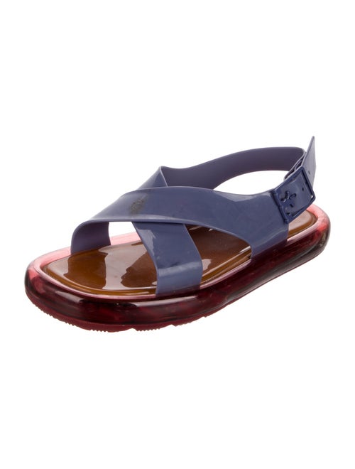 Tory Burch Rubber Printed Slingback Sandals