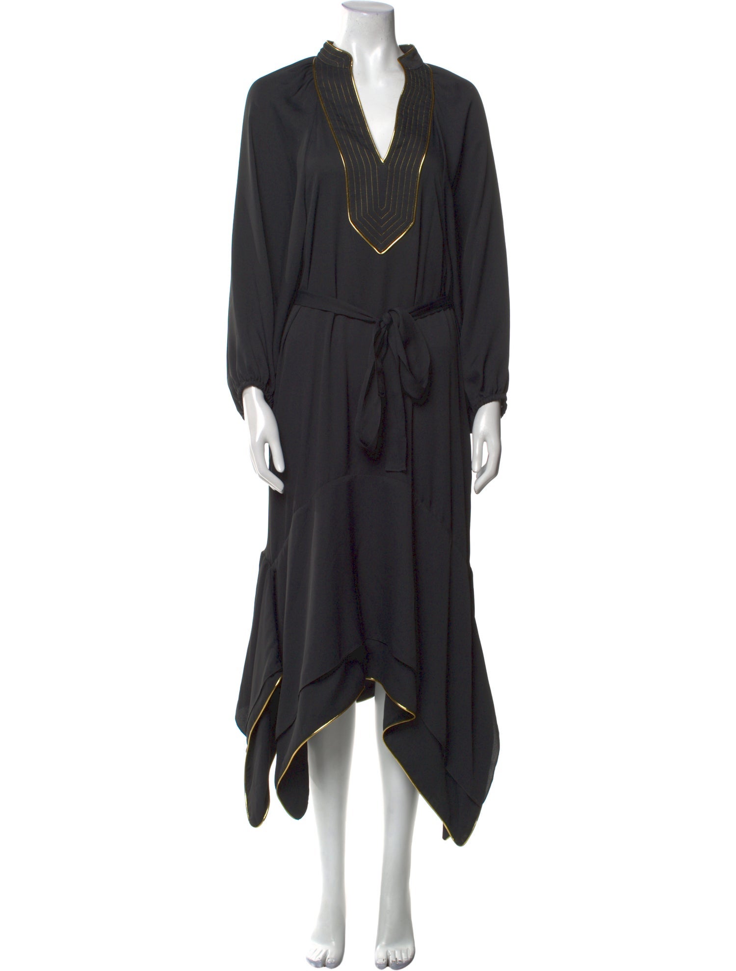 Tory Burch V-Neck Long Dress