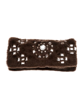 Tory Burch Faux Fur Clutch