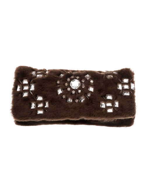 Tory Burch Faux Fur Clutch