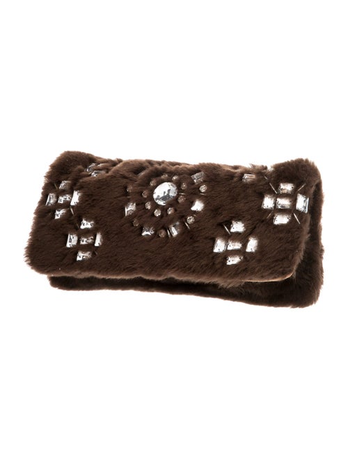 Tory Burch Faux Fur Clutch
