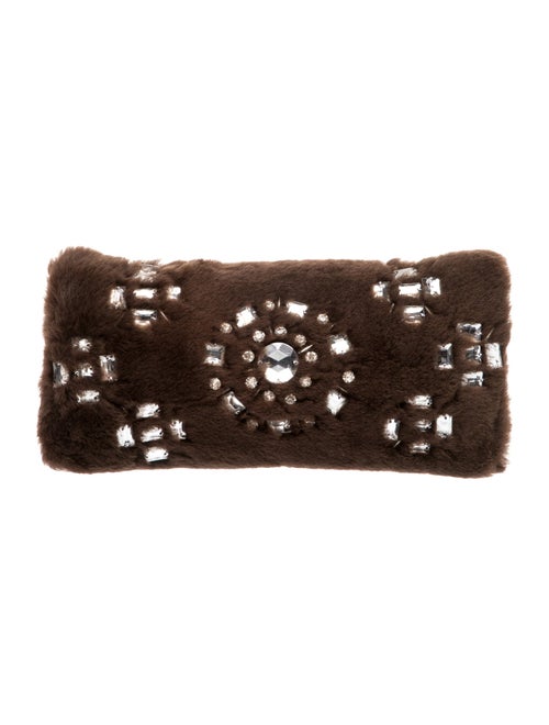Tory Burch Faux Fur Clutch