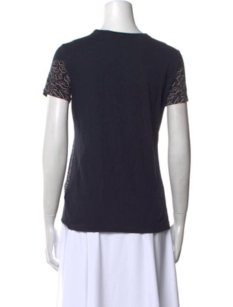 Tory Burch Printed Crew Neck T-Shirt