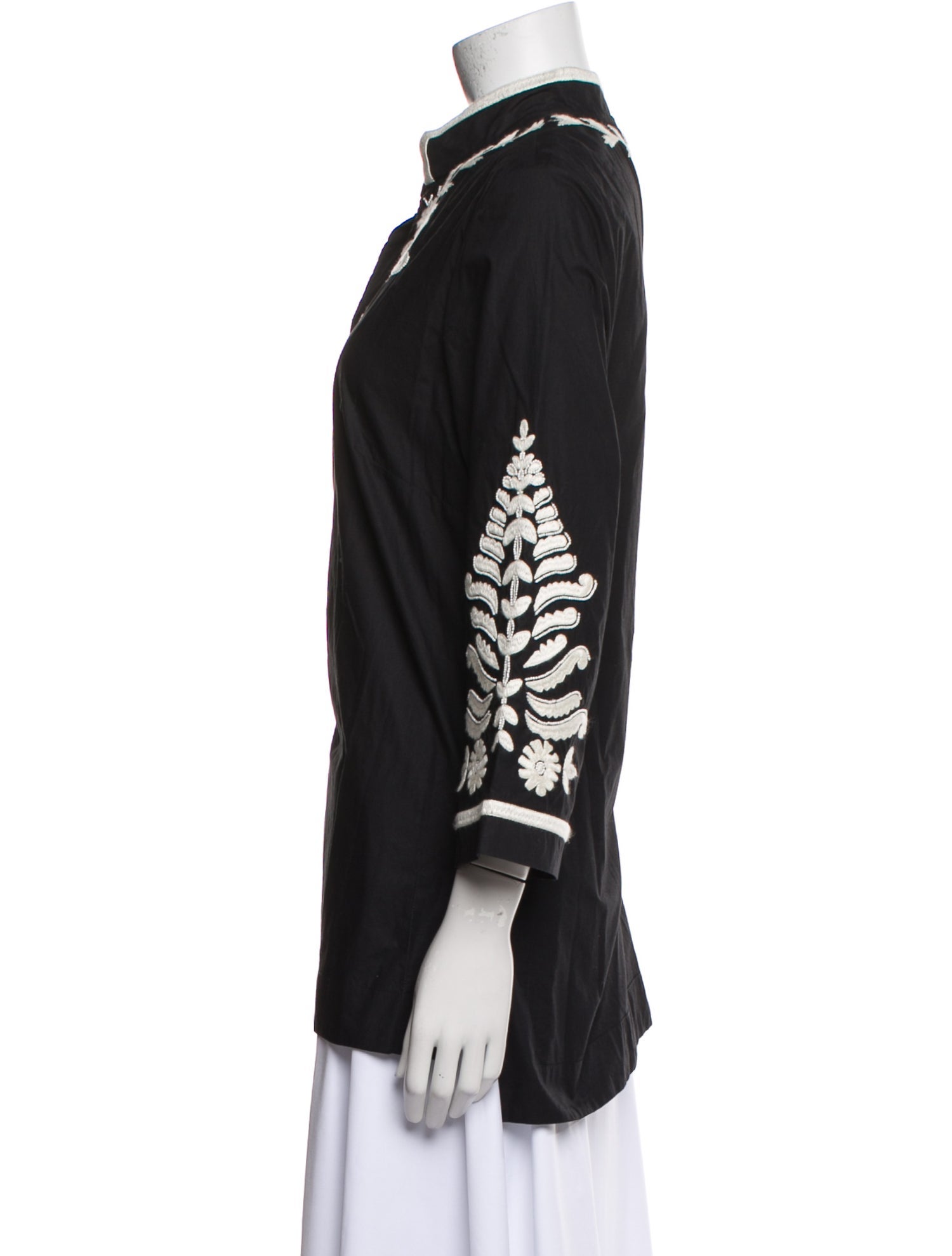 Tory Burch Printed V-Neck Tunic