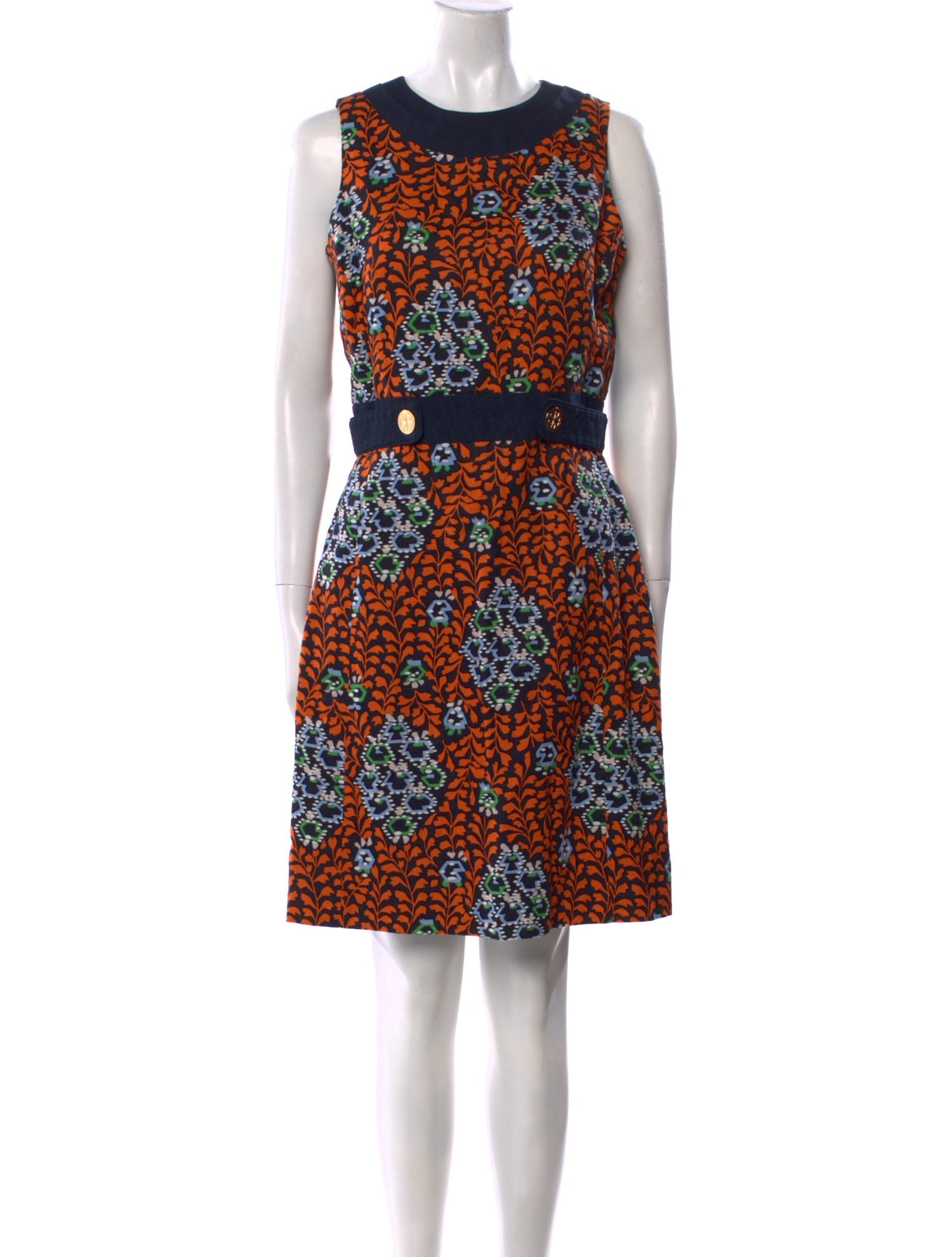 Tory Burch Linen Knee-Length Dress