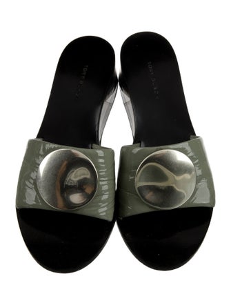 Tory Burch Leather Slides