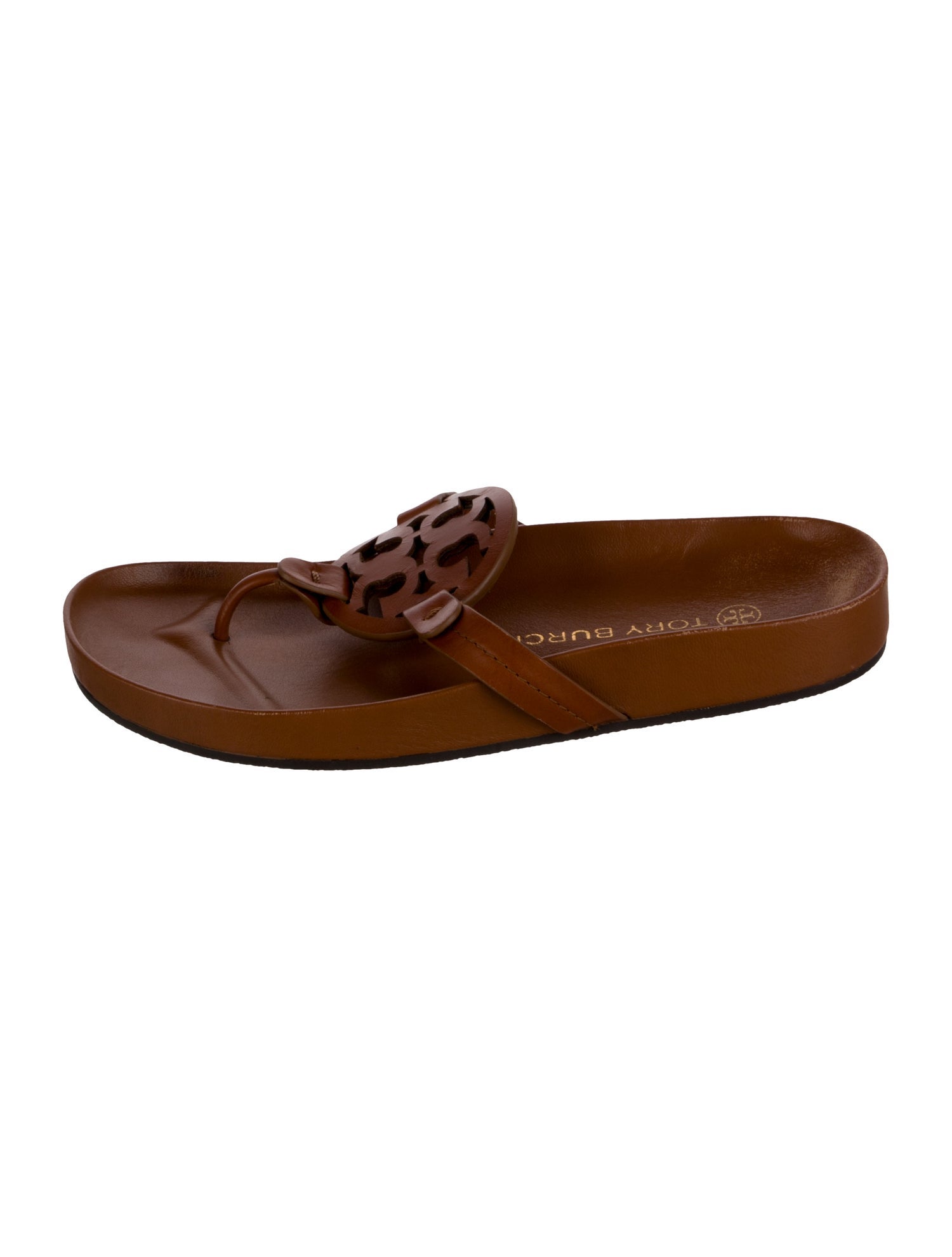 Tory Burch Leather Slides