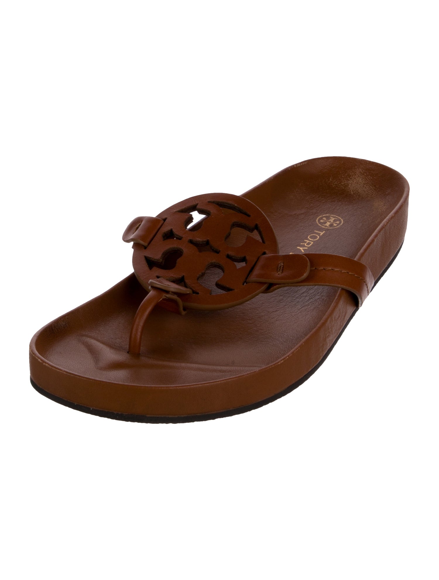 Tory Burch Leather Slides