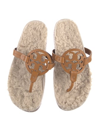Tory Burch Leather Flip Flops
