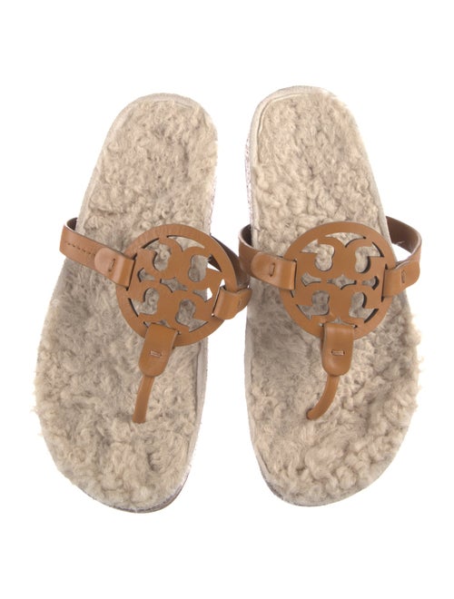 Tory Burch Leather Flip Flops