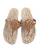 Tory Burch Leather Flip Flops