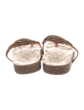 Tory Burch Leather Flip Flops