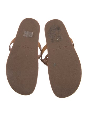 Tory Burch Leather Flip Flops