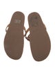 Tory Burch Leather Flip Flops