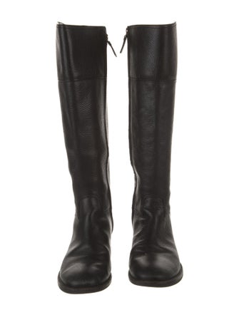 Tory Burch Leather Riding Boots