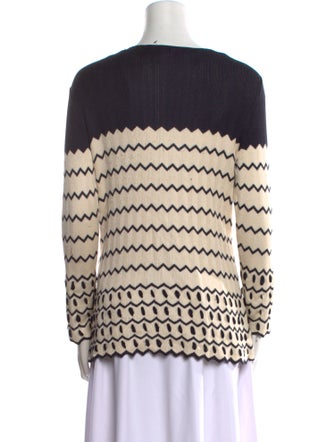 Tory Burch Silk Striped Sweater