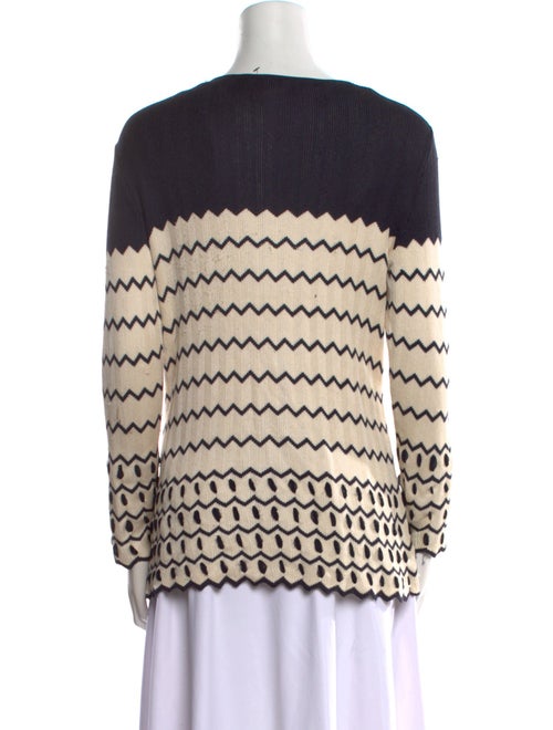 Tory Burch Silk Striped Sweater