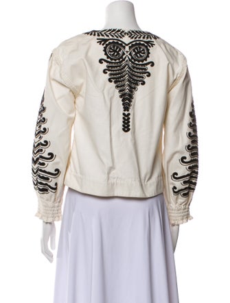 Tory Burch Printed Evening Jacket
