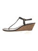 Tory Burch Leather T-Strap Sandals