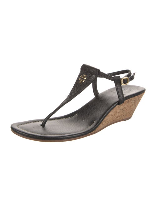 Tory Burch Leather T-Strap Sandals