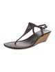 Tory Burch Leather T-Strap Sandals