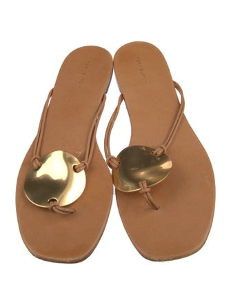 Tory Burch Leather Slides