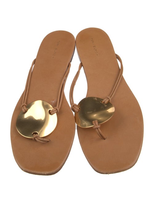 Tory Burch Leather Slides