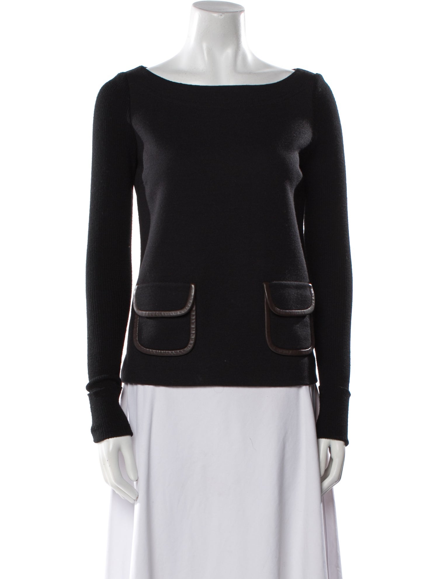 Tory Burch Bateau Neckline Sweater
