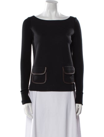 Tory Burch Bateau Neckline Sweater