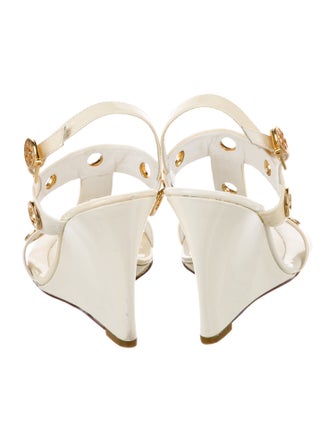 Tory Burch Patent Leather Slingback Sandals