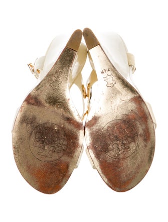 Tory Burch Patent Leather Slingback Sandals