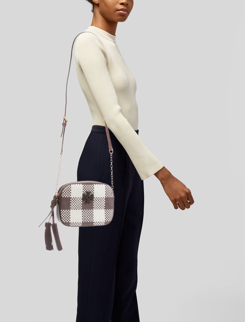 Tory Burch Raffia Crossbody Bag