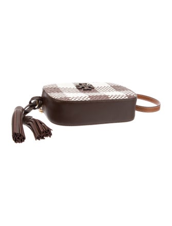 Tory Burch Raffia Crossbody Bag