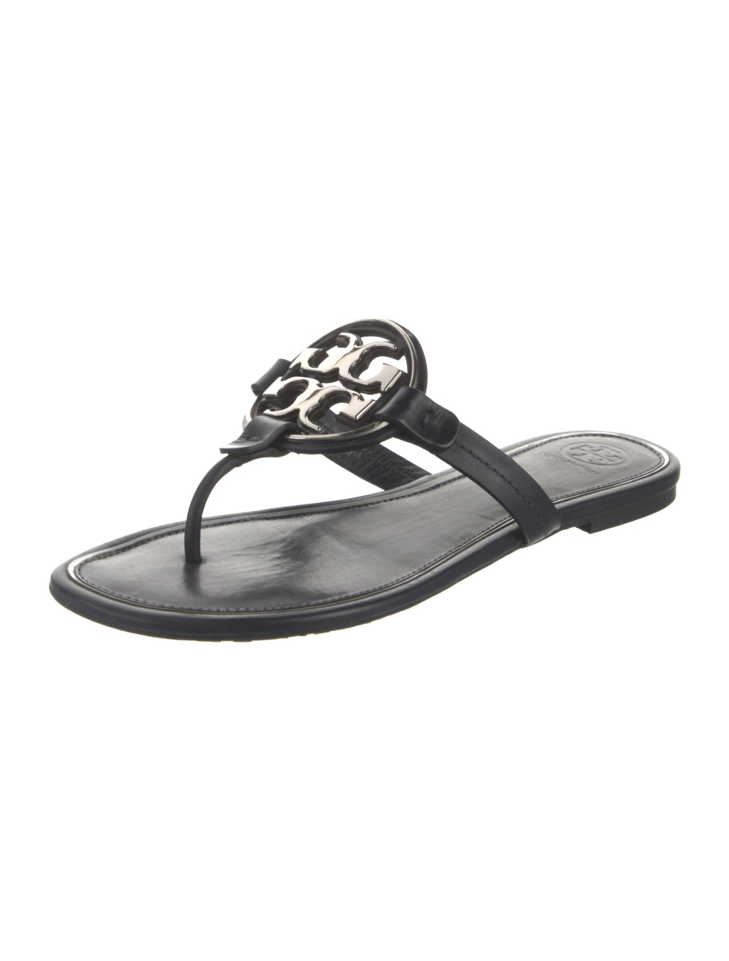Tory Burch Leather Flip Flops