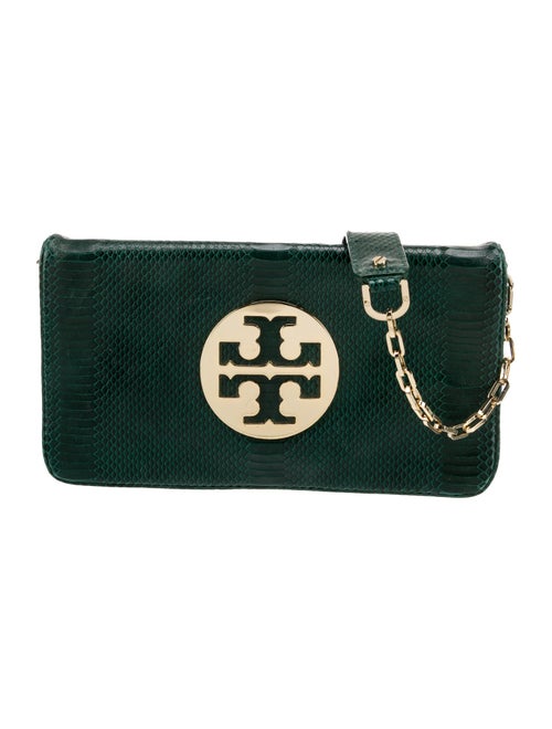 Tory Burch Embossed Leather Shoulder Bag