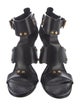 Tory Burch Leather Studded Accents T-Strap Sandals