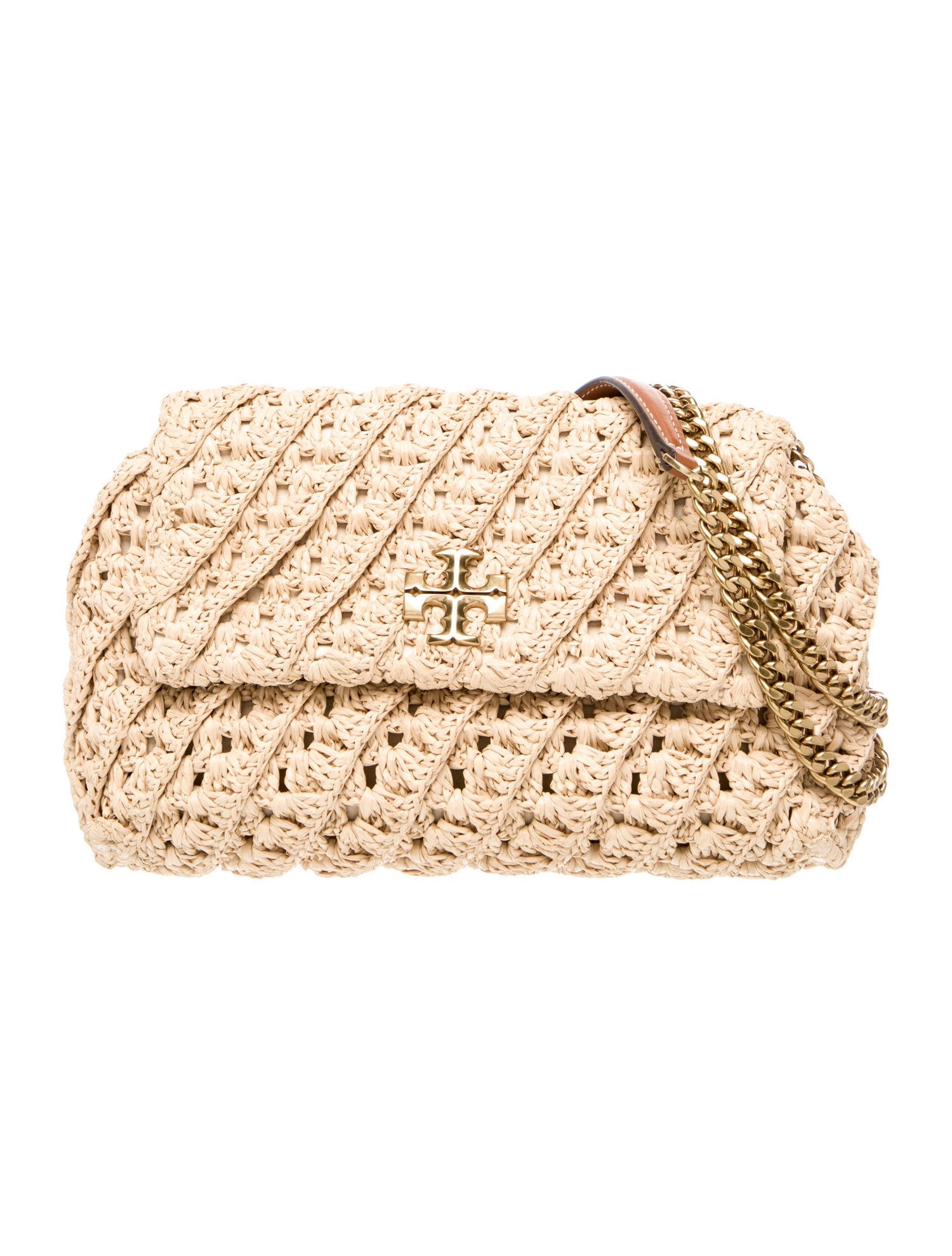 Tory Burch Raffia Shoulder Bag