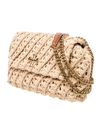 Tory Burch Raffia Shoulder Bag